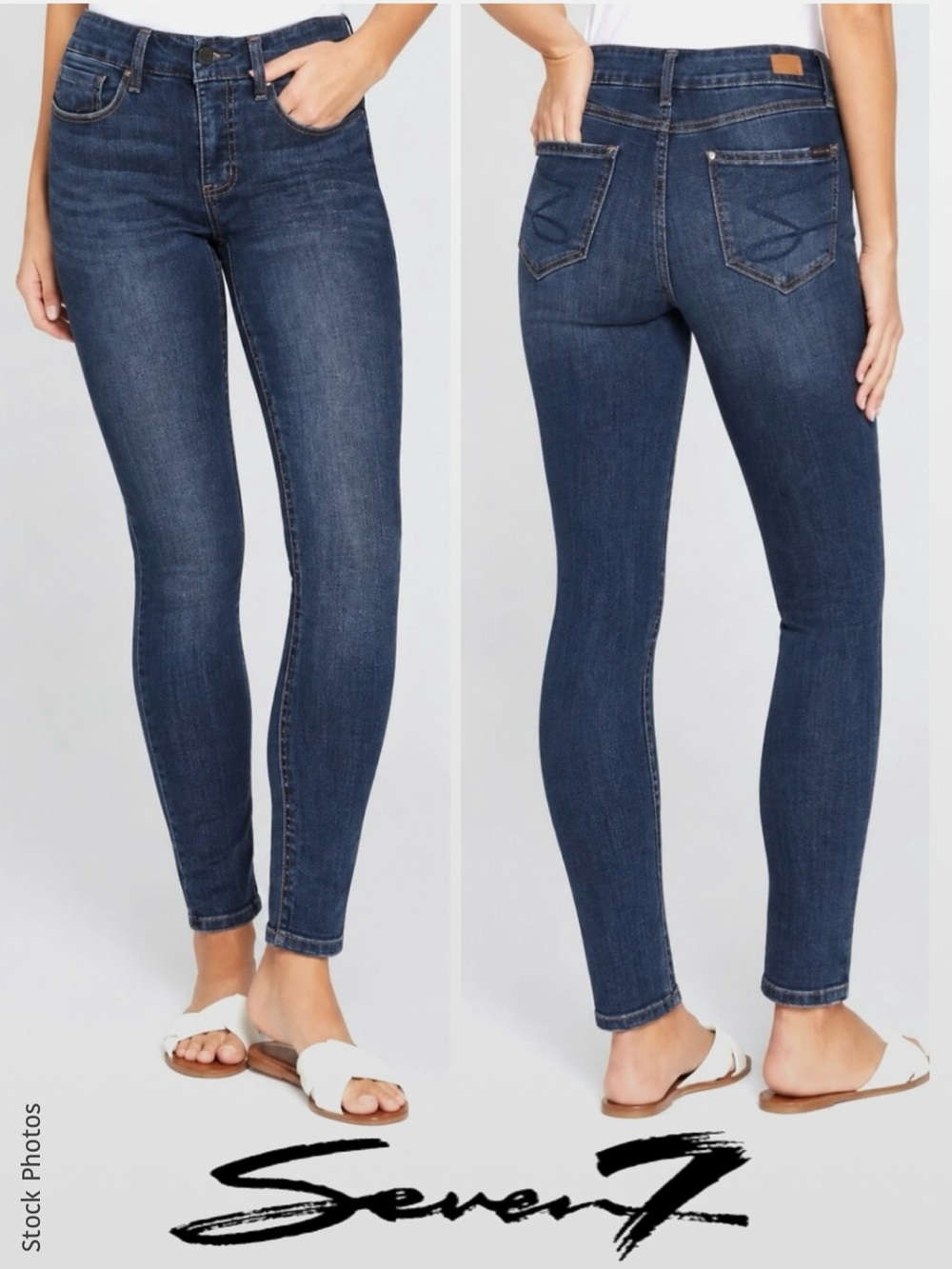 Seven7 Tummy Less High-Rise Slimming Panel Skinny Jeans Portobello Wash (14)